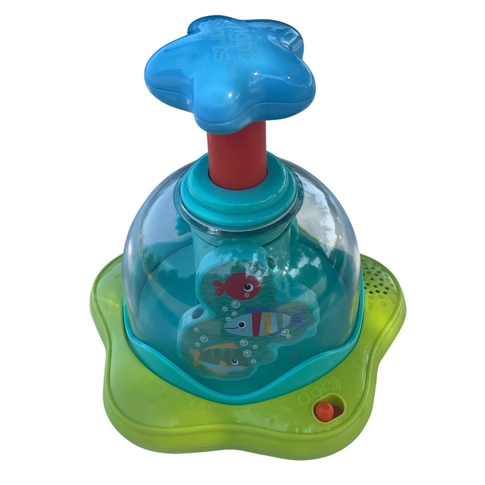 Bright Starts Spin & Giggle Fish Friends‎ Toy Spinner Activity Center Fun